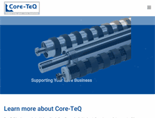 Tablet Screenshot of core-teq.com